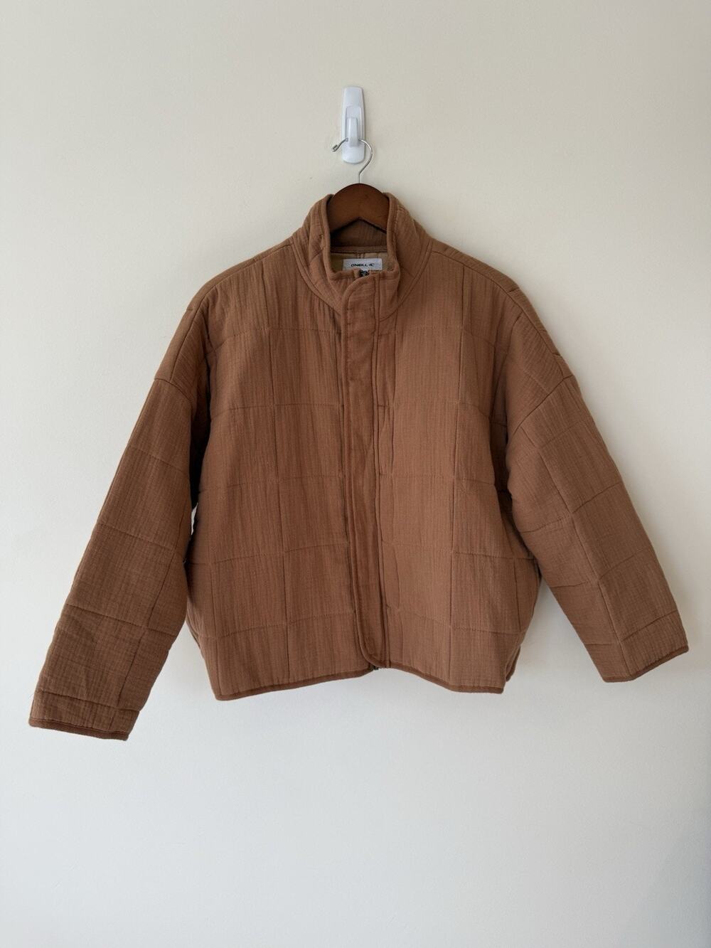 O’Neill MABELINE Rustic Brown size Small Puff Coat Boho Cottagecore western